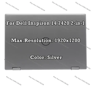 14" Dell Inspiron 14 7420 2-in-1 FHD LCD Display Touch Screen Assembly Complete - Picture 1 of 10