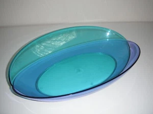 Tupperware Eleganzia Schmetterling Schüssel Obstschale Schale grün/blau 2 L - Bild 1 von 5