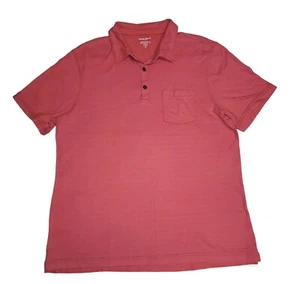 Banana Republic Shirt Mens XL Polo Collared Short Sleeves Cotton Coral  - Picture 1 of 24