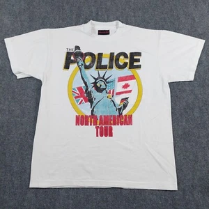The Police North American Tour 1983 Single Stitch Double Sided Modern Boot - Picture 1 of 10