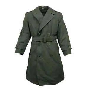 US Army Military Issued Overcoat AG44 Wool Gabardine Lined Winter Warm Jacket - Picture 1 of 6