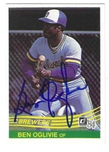 Autographed Signed Ben Oglivie Milwaukee Brewers 1984 Donruss card #229 w/COA - Picture 1 of 1