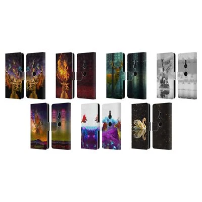 FUNDA BILLETERA LIBRO CUERO ANIMALES DAVE LOBLAW OFICIAL PARA TELÉFONOS SONY 1 Foto 1 de 4