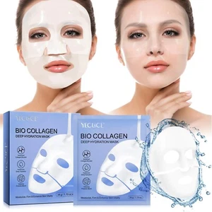 Advanced Collagen Face Mask Real Firming Deep Hydrating Facial Mask UK - Picture 1 of 11