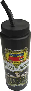 Michael Jackson Gourde DANGEROUS World Tour Flask PEPSI Water Bottle PROMO 1992 - Imagen 1 de 5