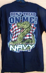 USN Don't Tread On Me T-Shirt - 7.62 Design Men's Size L - FREE Shipping - Picture 1 of 2
