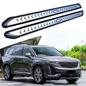 2Pcs Side Step Pedal Running Board Nerf Bar Fits for Cadillac XT6 2019-2024 - Picture 1 of 11