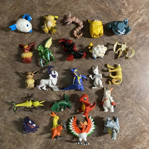DAMAGED Lot Of 23 Pokemon Figures (some Tomy Vintage) Haunter Eevee Rhydon Cover