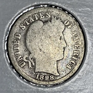Estate Find 1898- Barber Dime!! - Bild 1 von 4