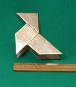 Vintage Ravinet d`Enfert Stylized Bird Paper Clip Japanese Origami France - Picture 1 of 5