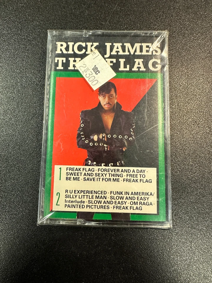 Rick James - The Flag Music Cassette Tape Motown 1985 Rare