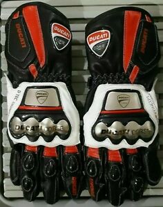 New Motorbike/Motorcycle Ducati Motogp racing leather Gloves 