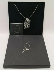 Collar clásico de plata Aktkala Tapio cielo estrellado Finlandia centro dorado NUEVO - Imagen 1 de 2