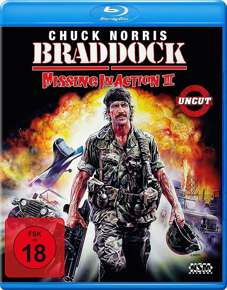 BRADDOCK - MISSING IN ACTION III ( 3 ) - Blu-ray - Region FREE - CHUCK NORRIS - Image 1 of 1