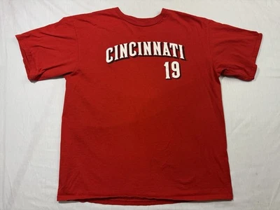Camiseta de manga corta Joey Votto Cincinnati Reds para hombre XL roja #19 MLB Foto 1 de 4