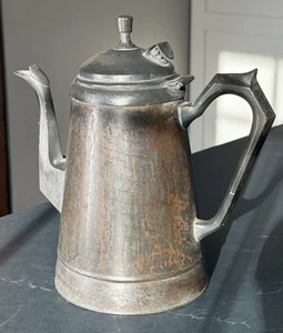 Antique Tin coffee pot Civil War Era ? - Picture 1 of 12