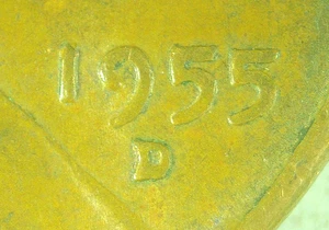 1955-D Lincoln Cent - CONECA RPM-005 SCHÖNE BRANDNEUE MÜNZE * KOSTENLOSER VERSAND * - Bild 1 von 3
