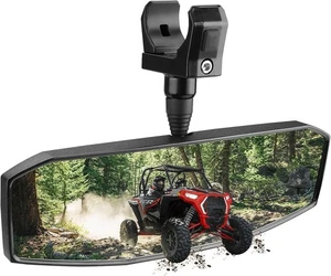 UTV Rear View Mirror,SXS Fits for 1.5 " to 2.0 inch roll cage, black - Picture 1 of 6