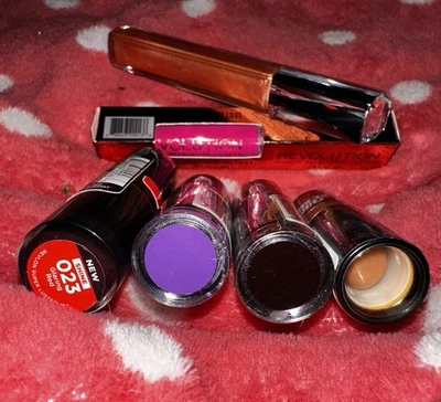 NUEVO ~ OBTIENES LOS 6 ~ LABIALES MAQUILLAJE REVOLUCIÓN LONDRES Y REVLON LABIALES. Foto 1 de 2