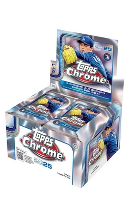 2025 Topps Chrome Baseball Jumbo Hobby Box - Selado de Fábrica - Frete Grátis - Imagem 1 de 2