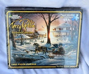 White Mountain Puzzles Terry Redlin Exclusive Collection Racing Home 1000 Pieces - Picture 1 of 5