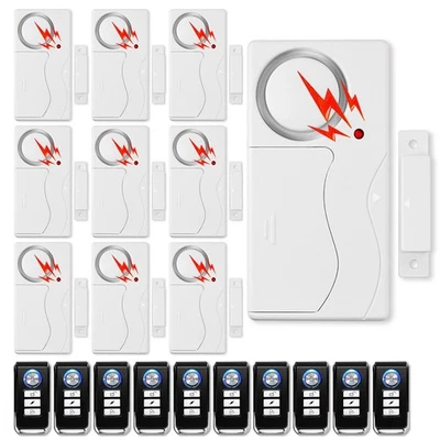10x 3-Mode Magnetic Door Alarm Anti-Theft/Doorbell/SOS Emergency Wireless Remote - Bild 1 von 4