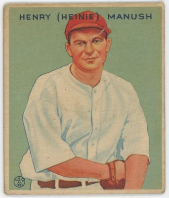 Goudey 107 Manush Poor 1933 708313  Foto 1 de 2