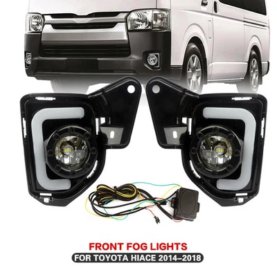 Juego de luces LED de circulación diurna DRL de 2 colores para Toyota Hiace 2014-2018  Foto 1 de 4