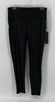 Leggings Mono B negros de imitación de cuero tiro alto para mujer talla grande nuevos con etiquetas Foto 1 de 4