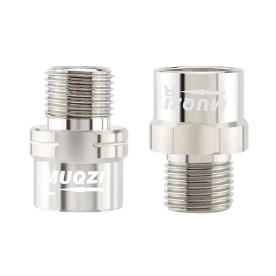 1 Pair Bicycle pedal Extender 16MM 9/16 CRANK TO 9/16 PEDAL Pedal Extension Foto 1 de 4