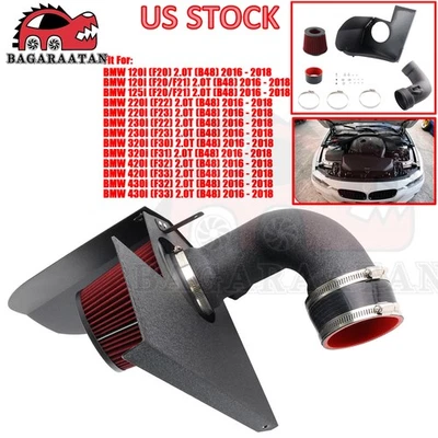 Kit de inducción de admisión de aire frío para BMW B48 2.0T 120i 125i 220i 230i F20 F21 F22 Foto 1 de 4