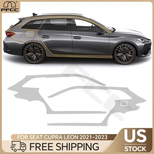 For Seat Cupra Leon 2021-2023 Rear Side Precut Paint Protection Film Clear PPF - Picture 1 of 20