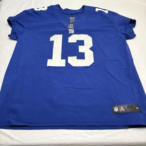 Camiseta deportiva Odell Beckham Jr #13 New York Giants NIKE Vapor Elite para hombre 48 manchas - Imagen 1 de 14