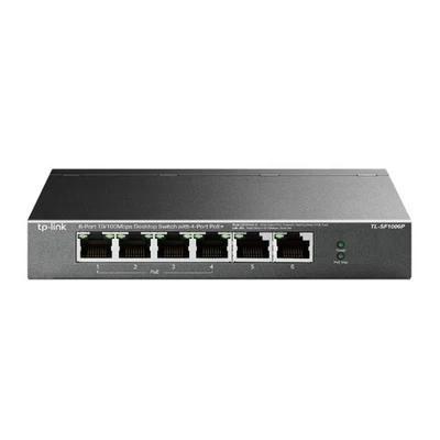 TP-Link TL-SF1006P Switch TP-Link 6x GE (davon 4PoE+) - Bild 1 von 3