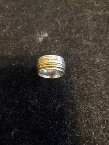 925 Sterling Paz Spinner Ring Size 7 3/4 Made In Israel Look!! - Picture 1 of 6