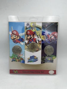 Set monete da collezione Super Mario - 64, Sunshine, Galaxy - NUOVO! SIGILLATO! - Foto 1 di 4