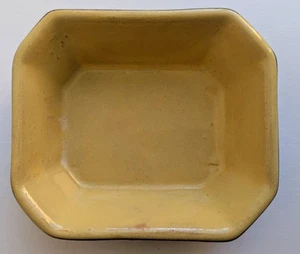 Bourne Denby England Ceramic Butter Dish In Blue And Yellow - Picture 1 of 6