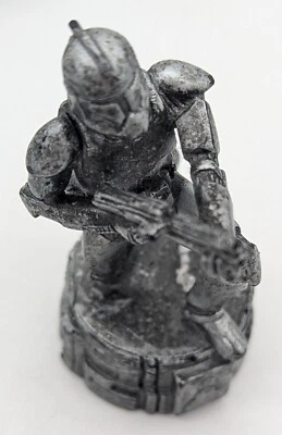 Juego de Ajedrez Edición Saga Star Wars PEÓN Pieza Plata Repuesto CLONE TROOPER Foto 1 de 3