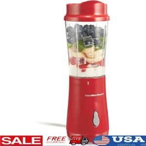 Portable Blender Smoothies Shakes W/ BPA Free Travel Cup Stainless Steel Blades - Picture 1 of 9