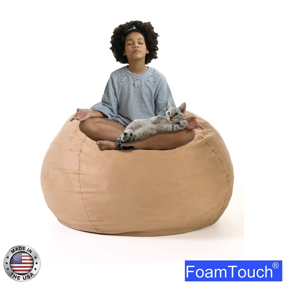 Большой Bean сумка стул: 5 футов памяти пены Bean сумка стулья для взрослых/детей с заполнением - Изображение 1 из 4