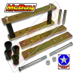 1" to 4" Rear Adjustable Leaf Spring Shackle Lift Kit A-Body Duster Valiant USA - Picture 1 of 5