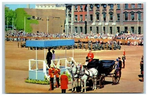 Postcard London Presentation of Standards Horse Guards Parade - Picture 1 of 2