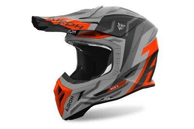 Airoh Aviator Ace 2 Ground Orange Matt Adult MX Helmet Motocross Off-Road Enduro - Image 1 of 3