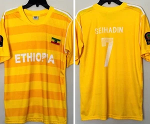 Camiseta deportiva de fútbol Seihadin #7 de Etiopía talla XXXL niños copa mundial Brasil 2014 - Imagen 1 de 7