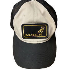 Mack Hat Mens Black Tan Snap Back Mesh