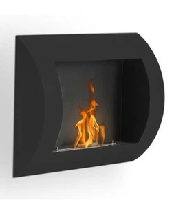 Wandkamin bio kamin Selly mit 1x0,8 lit inox Brenner bioethanolkamin Ofen kamin - Bild 1 von 4