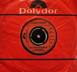 New Seekers-Beg Steal Or Borrow/One By One Vinyl 7" Single.1972 Polydor 2058 201 - Picture 1 of 4