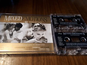 VARIOUS ARTISTS- MIXED EMOTIONS II - DOUBLE CASSETTE TAPE ALBUM 1998 LOVE SONGS - Picture 1 of 1