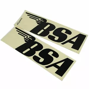 BSA Stickers Decal Set Small Black A65 A10 B44 B25 A75 BSA All Models - Bild 1 von 3