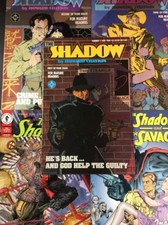 SHADOW #1 8 Comic Books 3 COMPLETE SERIES KAULTA CHAYKIN DOC SAVAGE Pulp DC Hero